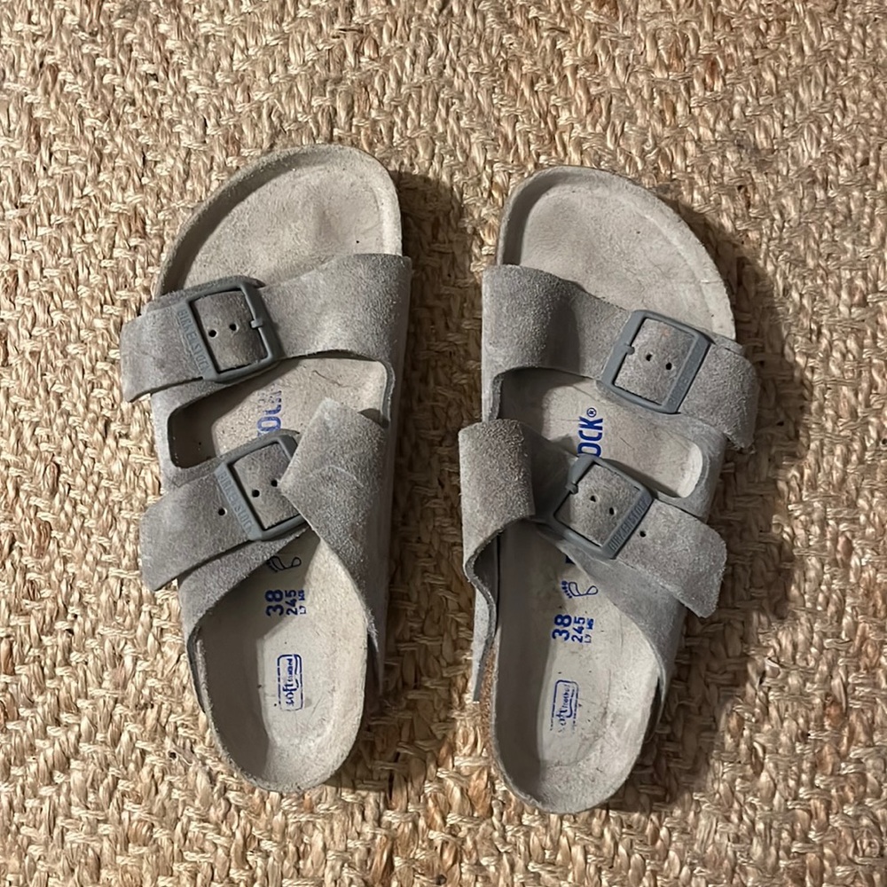 Birkenstock Arizona Suede Leather Sandals NWOT